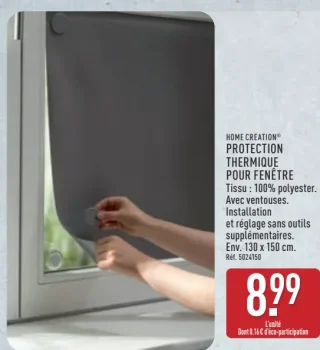 Home Creation Protection Thermique pour Fenêtre