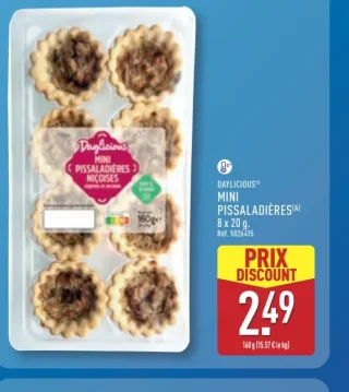 DAYLICIOUS MINI PISSALADIÈRES NIÇOISES
