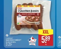 Le Marsigny Saucisses Fumées Au bois de hêtre