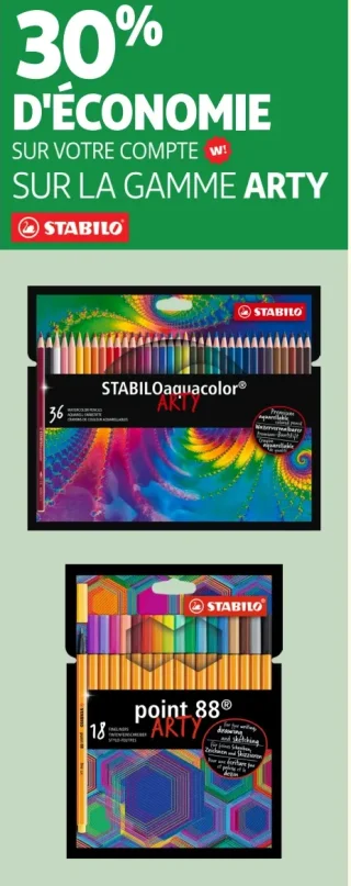 Gamme Arty Stabilo