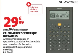 CALCULATRICE SCIENTIFIQUE NUMWORKS