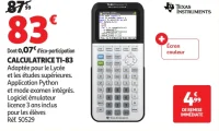 Calculatrice TI-83 Texas Instruments