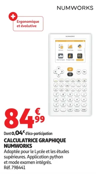 CALCULATRICE GRAPHIQUE NUMWORKS