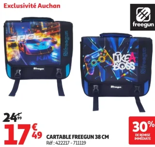 CARTABLE FREEGUN 38 CM