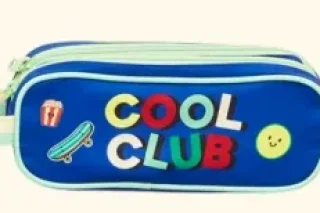Trousse 2 compartiments Cool Club Rétro
