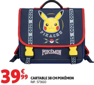 Cartable 38 cm Pokémon