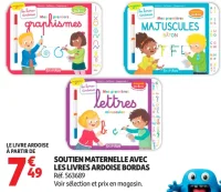 Livre ardoise Bordas Soutien Maternelle
