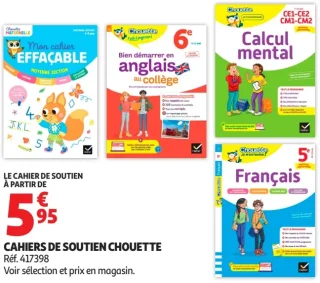 Cahiers de soutien Chouette