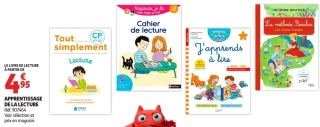 Livre de lecture Apprentissage de la lecture (La Librairie des Écoles / Nathan / Hachette / Belin)