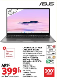 CHROMEBOOK 15" ASUS CX1505CTA-S70381