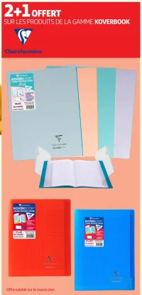Produits de la gamme Koverbook Clairefontaine