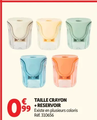 Taille crayon + réservoir
