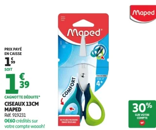 Ciseaux 13cm Maped