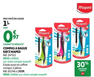 Compas à bague Kid'z Maped