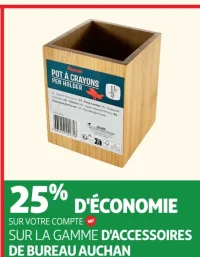 Gamme d'accessoires de bureau Auchan
