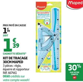 Kit de traçage 30cm Maped