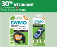 Gamme d'étiqueteuses et recharges DYMO