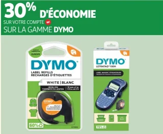 Gamme d'étiqueteuses et recharges DYMO