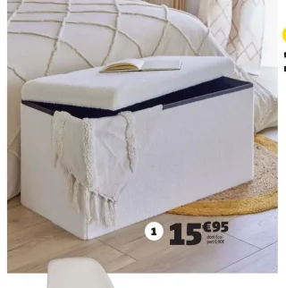 Banc coffre Clara Bouclette