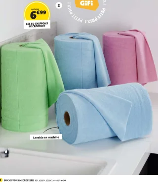 50 chiffons microfibre GiFi