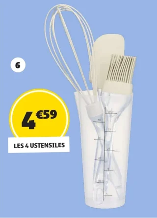 Set de 4 ustensiles pâtisserie GiFi