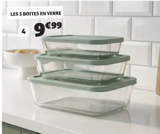 3 Boîtes de conservation GiFi
