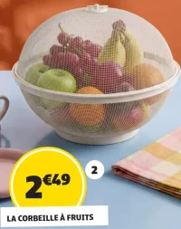 Corbeille à fruits en fer