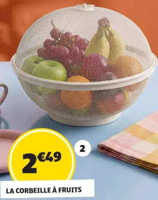 Corbeille à fruits en fer