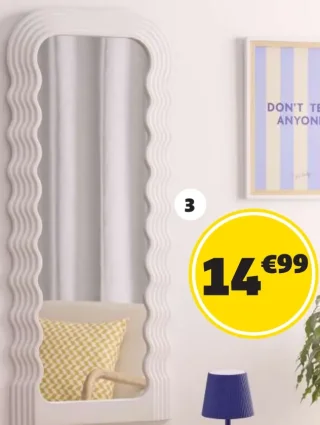 Miroir wavy
