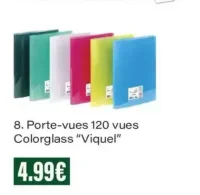 Porte-vues 120 vues Colorglass "Viquel"