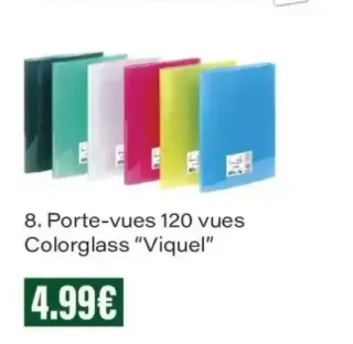 Porte-vues 120 vues Colorglass "Viquel"