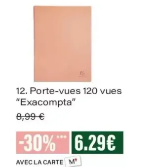 Porte-vues 120 vues "Exacompta"