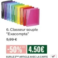 Classeur souple Exacompta