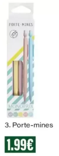 Porte-mines Monoprix
