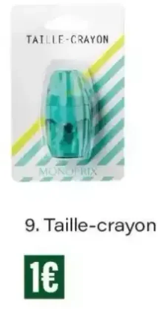 Taille-crayon Monoprix
