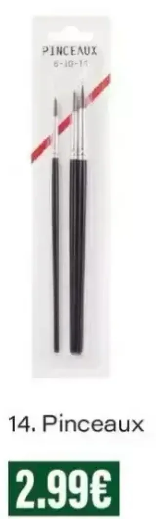 Monoprix Pinceaux
