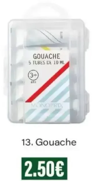 Monoprix Gouache