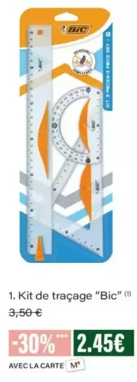 Kit de traçage "Bic"