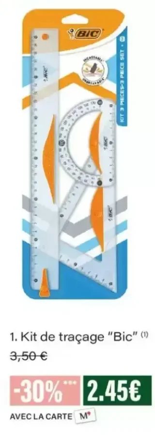 Kit de traçage "Bic"