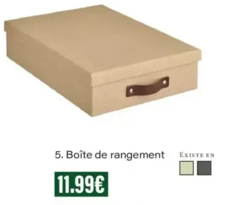 Boîte de rangement (Modèle 5)