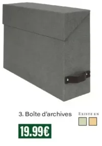 Boîte d'archives