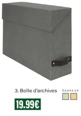 Boîte d'archives
