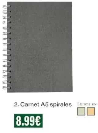 Carnet A5 spirales