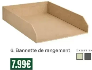 Bannette de rangement