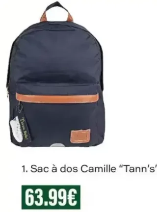 Sac à dos Camille "Tann's"