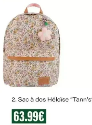 Sac à dos Héloïse "Tann's"