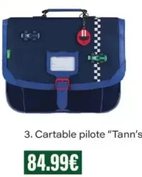Cartable pilote "Tann's"