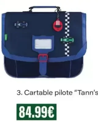 Cartable pilote "Tann's"