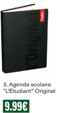 Agenda scolaire "L'Érudant" Original