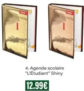 Agenda scolaire "L'Érudant" Shiny